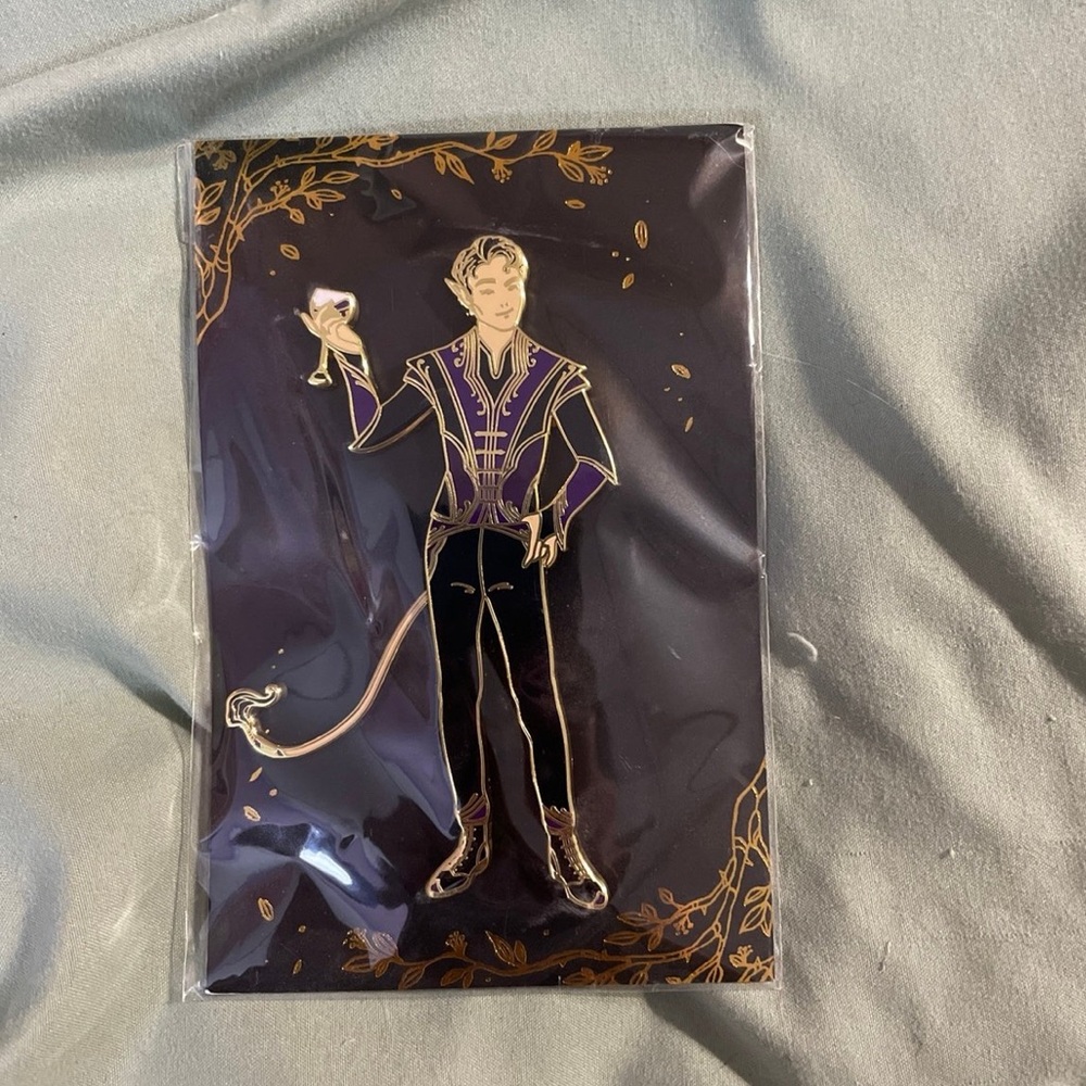 The cruel prince inspired enamel pin